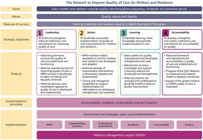 Strengthening the policy, implementation, and accountability environment for quality care: experiences from quality of care network countries